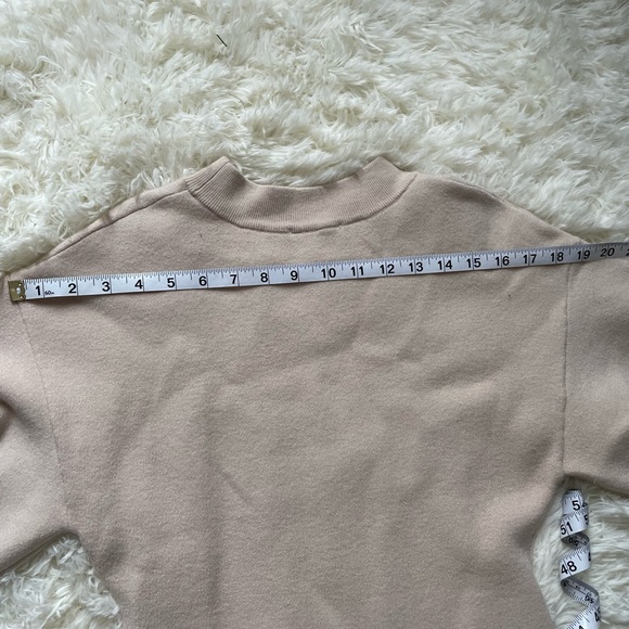 Women’s Mockneck Knit Sweater Dress - Picture 4 of 5